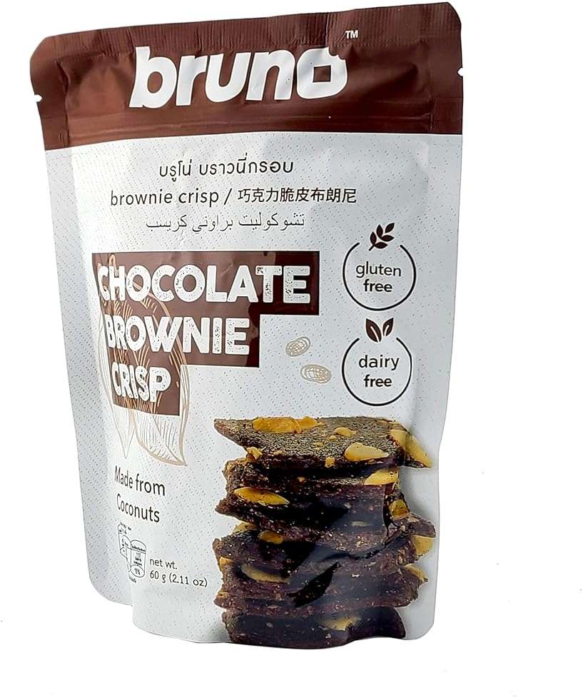 Bruno Chocolate Brownie Crisp, Gluten Free and Dairy Free, Coconut Based, 2.11 oz (Pack of 2) - Image 6