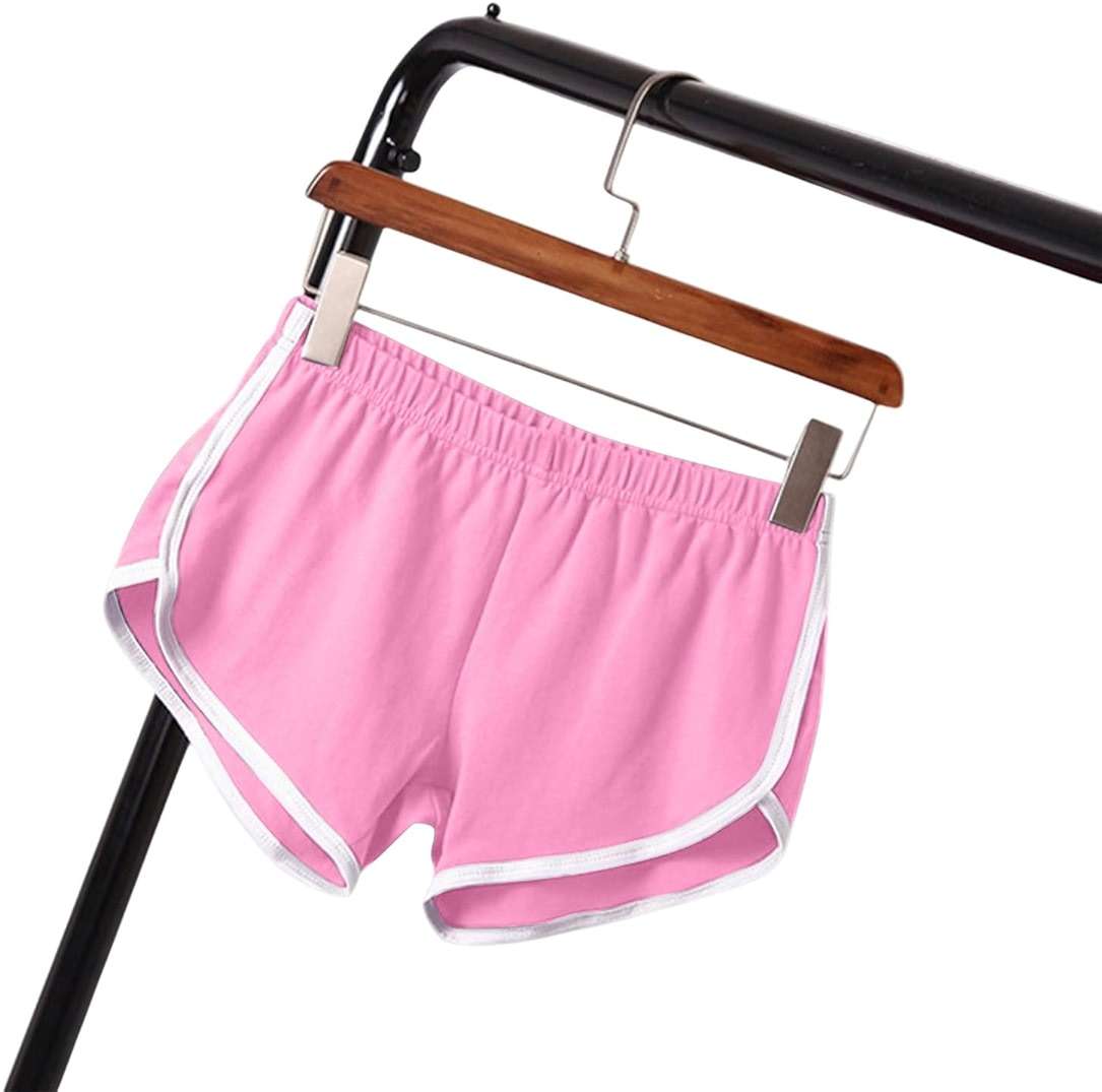 Womens Gym Shorts Dolphin Hem Casual Athletic Summer Running Booty Outfits Dance Elastic - Image 3