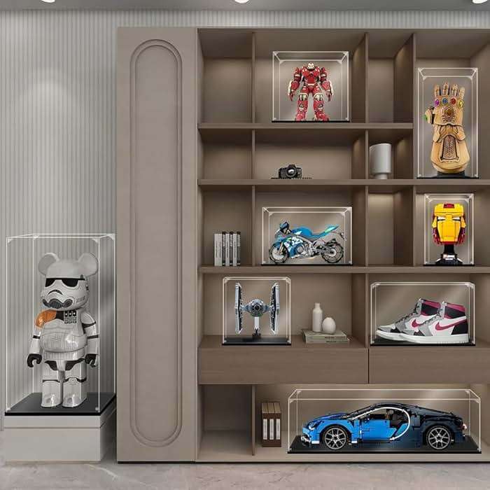 G GUFAMILY Transparent Display Box Compatible with Lego 42131 D11 Bulldozer Building Kit. Acrylic Case Suitable for Model Display, Dust Prevention, and Collection.(Only Display Case) - Image 2