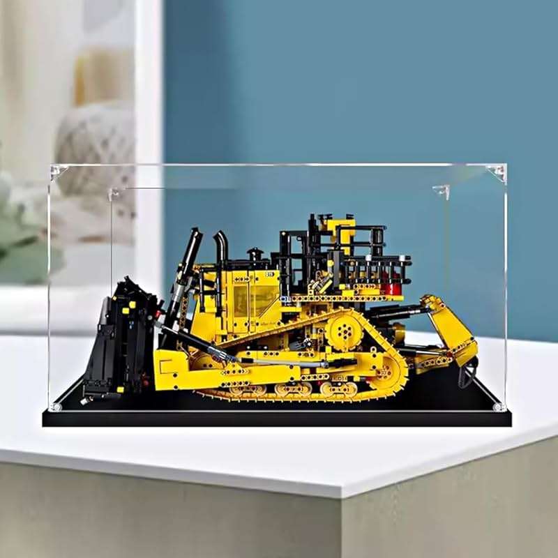 G GUFAMILY Transparent Display Box Compatible with Lego 42131 D11 Bulldozer Building Kit. Acrylic Case Suitable for Model Display, Dust Prevention, and Collection.(Only Display Case) - Image 3