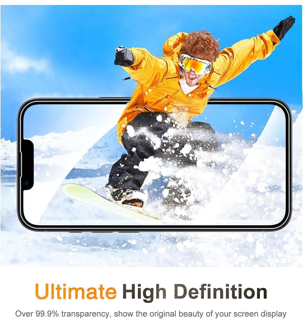 Wiaocit 3 Pack Tempered Glass Screen Protector for iPhone 16e/iPhone 17e with 3 Pack Camera Lens Protector, 9H Hardness, Bubble Free, Case Friendly - Image 7