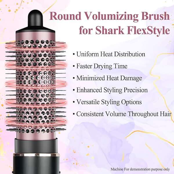 AFDD Round Volumizing Brush for Shark FlexStyle Attachment, Normal Round Brush Compatible with FlexStyle HD400 Series, Fine Limp Flat Hair Volumizer Attachment Tool for Daily Styling - Image 5