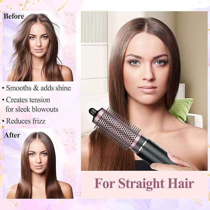 AFDD Round Volumizing Brush for Shark FlexStyle Attachment, Normal Round Brush Compatible with FlexStyle HD400 Series, Fine Limp Flat Hair Volumizer Attachment Tool for Daily Styling - Image 6