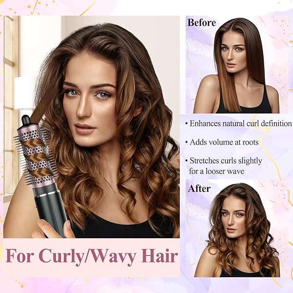 AFDD Round Volumizing Brush for Shark FlexStyle Attachment, Normal Round Brush Compatible with FlexStyle HD400 Series, Fine Limp Flat Hair Volumizer Attachment Tool for Daily Styling - Image 7
