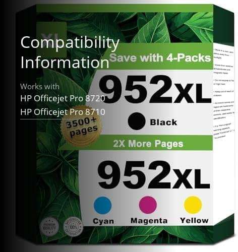Couleuris Remanufactured Ink Cartridges Replacement for (Black, Cyan, Magenta, Yellow, 4-Pack) - Image 3