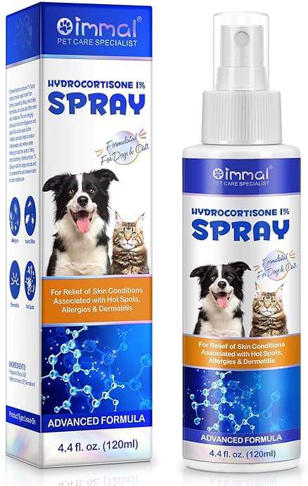 ALIVO Hydrocortisone Spray for Dogs & Cats - Itch Relief Spray & Hot Spot Treatment for Dogs, Supports Irritated Dry Itchy Skin & Skin Allergies, Skin Infections & Irritations Relief - 120ml / 4 oz - Image 1