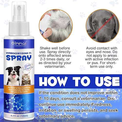 ALIVO Hydrocortisone Spray for Dogs & Cats - Itch Relief Spray & Hot Spot Treatment for Dogs, Supports Irritated Dry Itchy Skin & Skin Allergies, Skin Infections & Irritations Relief - 120ml / 4 oz - Image 5
