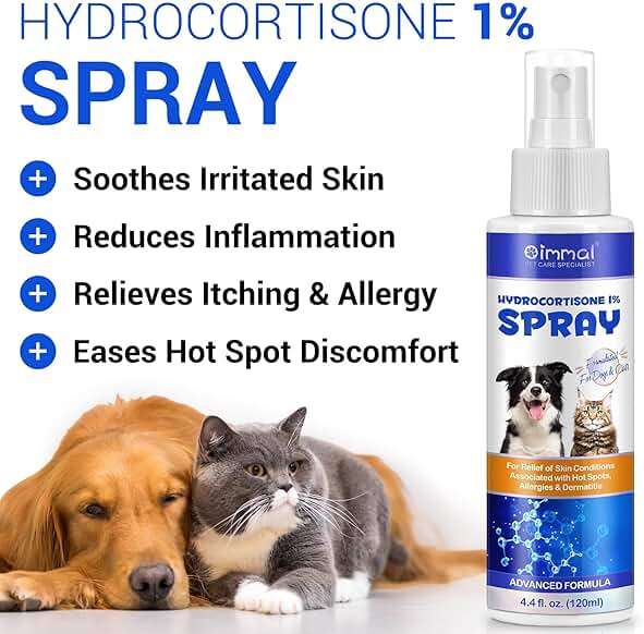 ALIVO Hydrocortisone Spray for Dogs & Cats - Itch Relief Spray & Hot Spot Treatment for Dogs, Supports Irritated Dry Itchy Skin & Skin Allergies, Skin Infections & Irritations Relief - 120ml / 4 oz - Image 8