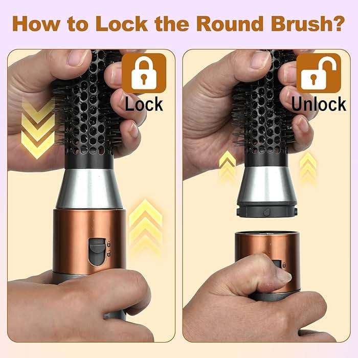 YTCHYYSK Small Round Volumizng Brush Attachment for Dyson Airwrap HS01 HS05 HS08, 20MM Smaller Tiny Round Brush Volume Boost Short to Medium Length Hair, Bangs to Creates Defined Bouncy Curls - Image 9