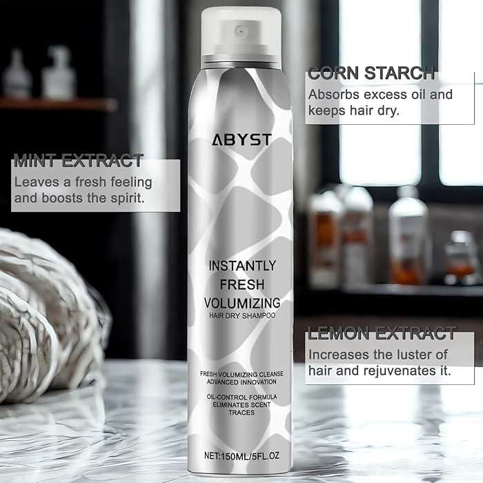 BENIX Dry Shampoo for Women & Men- Volumizing Spray for All Hair | Invisible Formula, Instantly Fresh & No White Residue | Natural Dry Shampoo Powder with Rice Starch (5 Oz) - Image 7