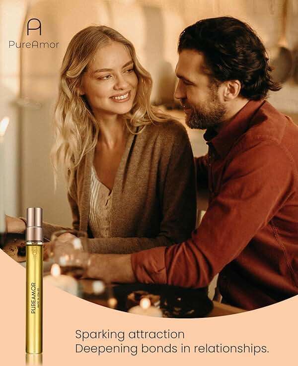 PUREAMOR Pheromones Perfumes for Women, Sweet Floral Scent with Blackcurrant, Iris, Praline, 0.34oz Travel Size Perfume Oil (LA VIE EN BELLE) - Image 6