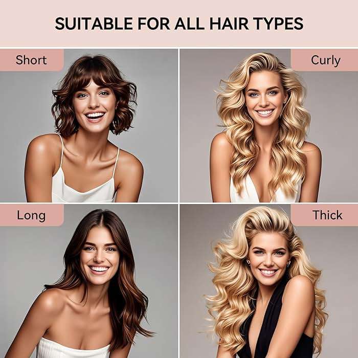 Togayu Heatless Curls, Heatless Curls Overnight Hair Care Set - Jumbo Velvet Hair Curlers to Sleep In, Soft Heatless Curling Rods for All Hair Types - Image 6