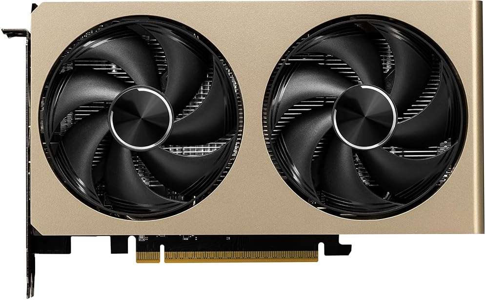 msi Gaming RTX 5060 8G Inspire 2X OC Graphics Card (8GB GDDR7,128-bit, Extreme Performance: 2550 MHz, DisplayPort x3 2.1a, HDMI 2.1b, NVIDIA Blackwell Architecture) - Image 2