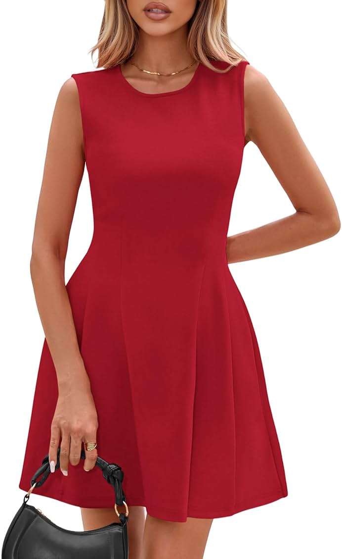PRETTYGARDEN Summer Dresses for Women 2026 Elegant Classy Spring A Line Business Casual Work Graduation Cocktail Short Dress - Image 5