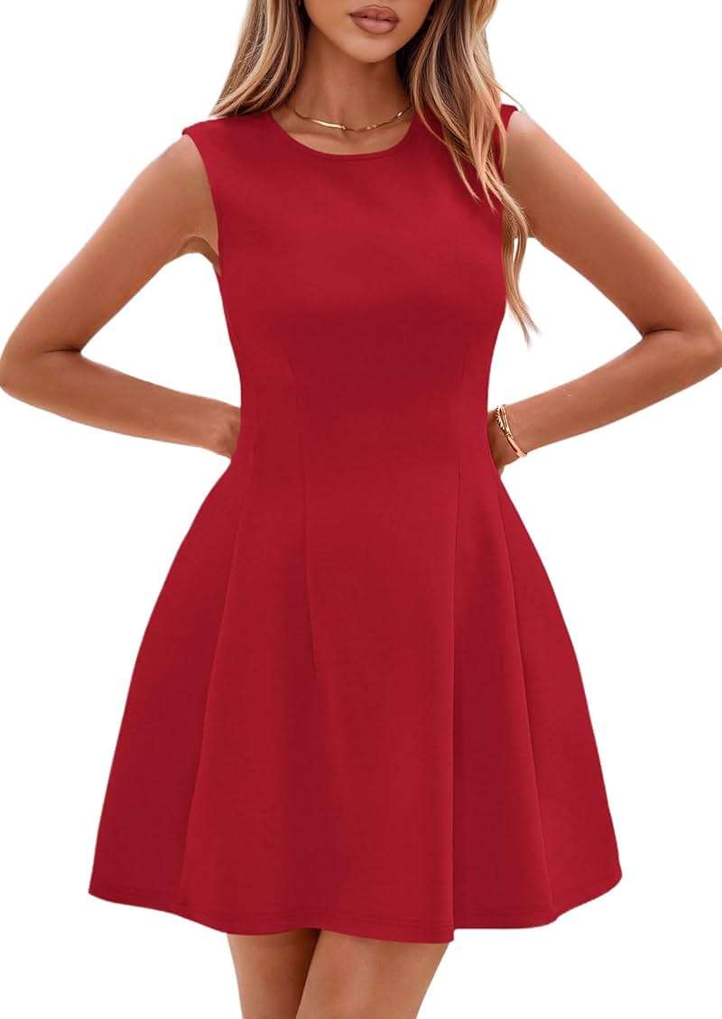 PRETTYGARDEN Summer Dresses for Women 2026 Elegant Classy Spring A Line Business Casual Work Graduation Cocktail Short Dress - Image 8
