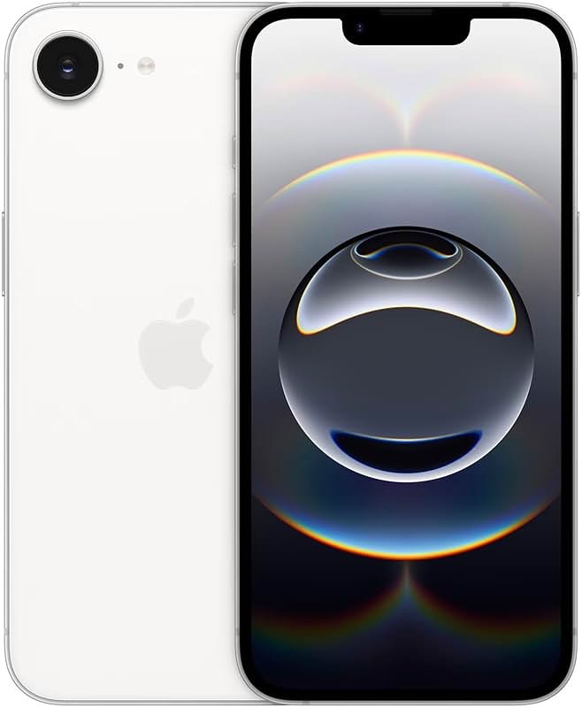 Apple iPhone 16e, 128GB, White - Unlocked (Renewed) - Product Image