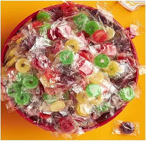 Life Savers Hard Candy 5 Flavors - 2 lbs of Candy - Individually Wrapped - Cherry, Watermelon, Orange, Pineapple, and Raspberry - Perfect for Stocking the Pantry - Image 3