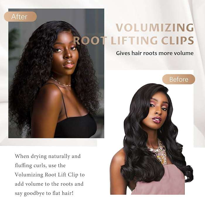 7Pcs Root Lifting Hair Clips for Volume Hair Styling Accessories Volumizing Claw Clamps for Curles Hair No Crease Hair Root Lifting Clips for Natural Volume Curles (Hair Clips-1) - Image 4