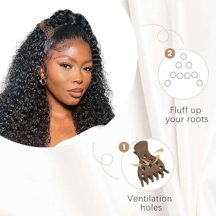 7Pcs Root Lifting Hair Clips for Volume Hair Styling Accessories Volumizing Claw Clamps for Curles Hair No Crease Hair Root Lifting Clips for Natural Volume Curles (Hair Clips-1) - Image 8