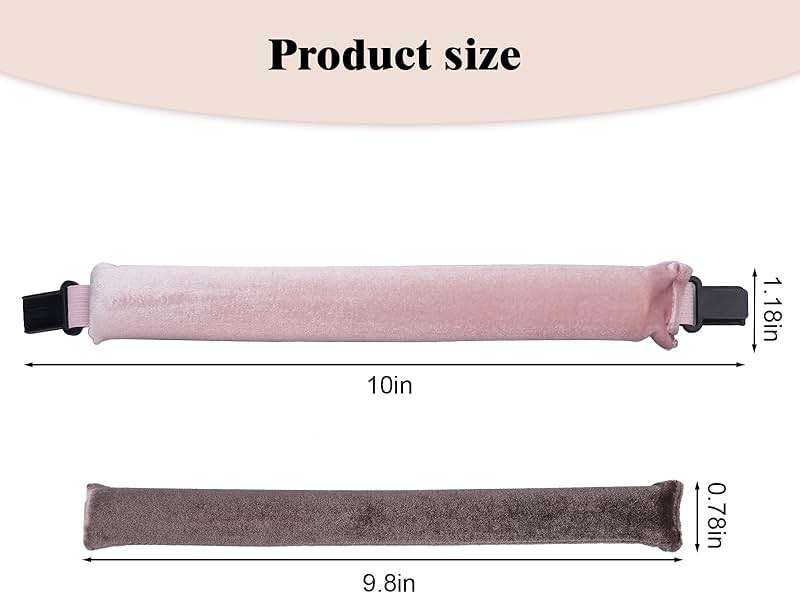 Heatless Curls Overnight Rods Set – 8PCS Flexible Heatless Curling Rods for Long & Short Hair, Soft No Heat Hair Curler Blowout Styling Tools for Loose Waves or Tight Curls - Image 6