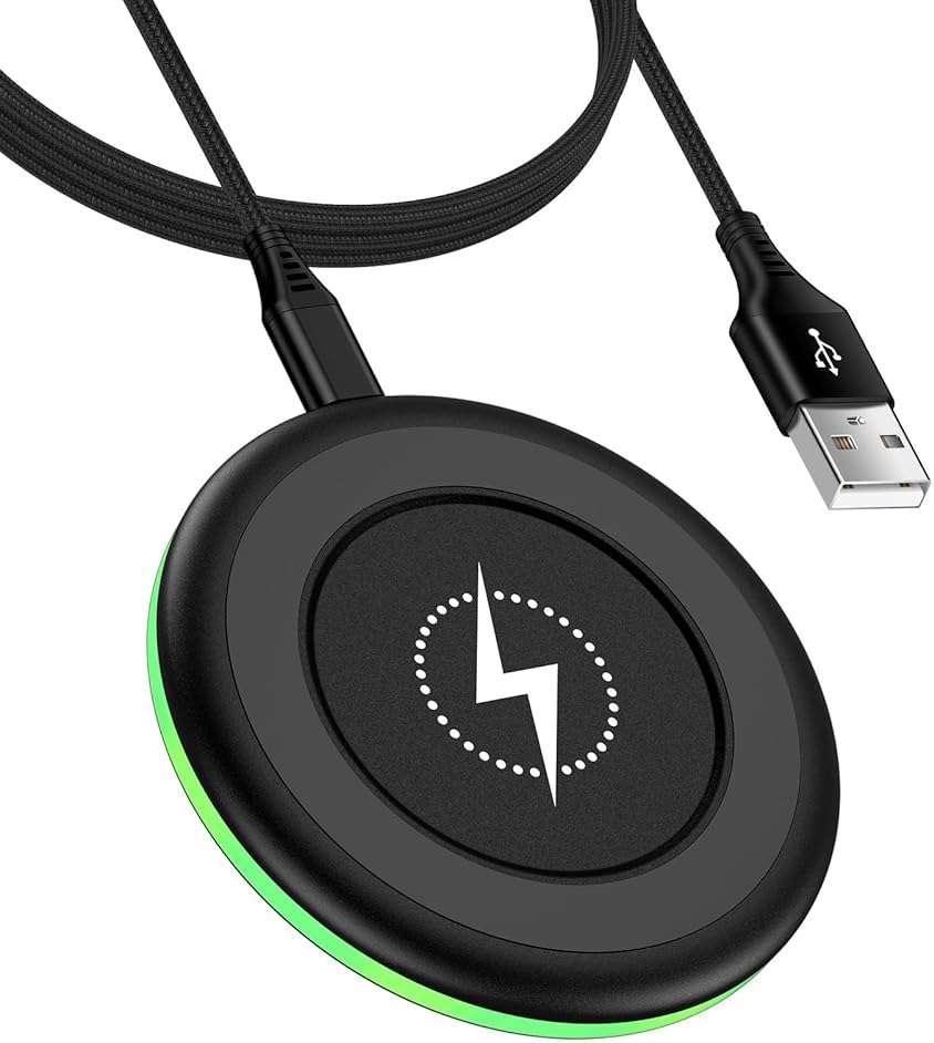Samsung S25 Wireless Charger Fast Charging Pad Android Charger for Samsung Galaxy S26 S25 Ultra/S24/S23/S22/S21/S20/iPhone 17/16 Pro 15W Fast Wireless Phone Charger Station for Pixel 10 Pro XL/9/9a/8 - Image 1