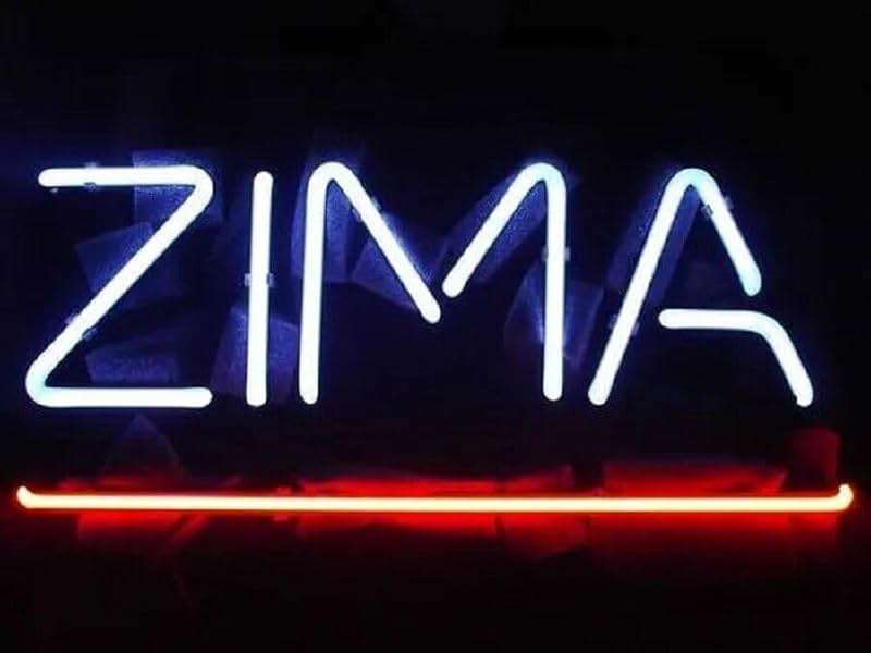 Queen Sense 14"x9" Zima Neon Sign for Wall Decor Man Cave Bar Pub Beer Neon Light Neon Signs AMF1290 - Image 1