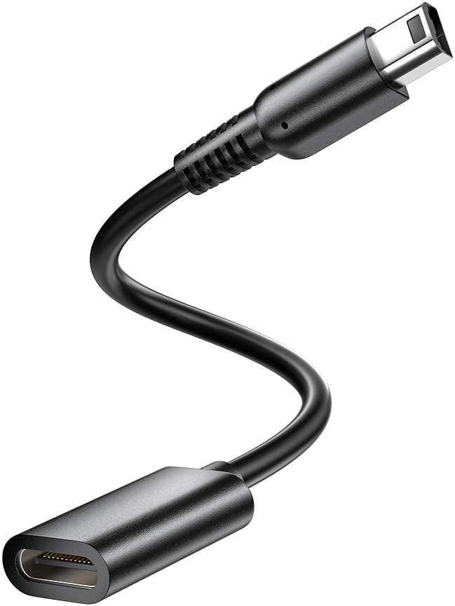 TriverseTech (2-Pack) Dual Mode USB-C to 3DS/2DS/DSi Series Charging Cable: Support USB-A to C & USB-C to C Cable - Product Image
