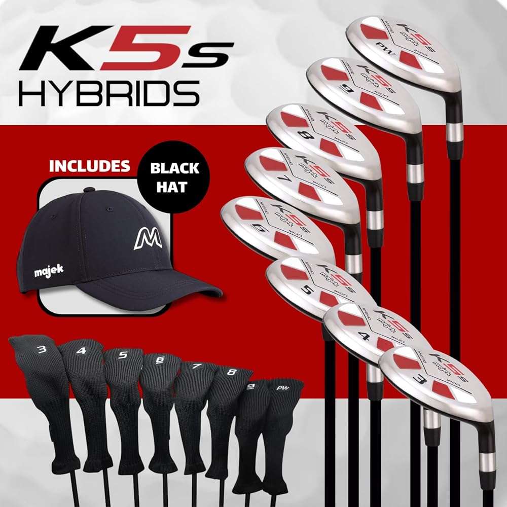 Majek Golf K5 Senior Mens All True Hybrid Clubs Complete Full Hybrid S - Image 2