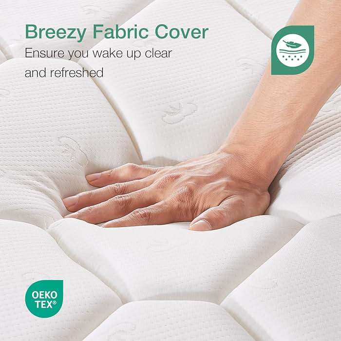 Novilla 6 Inch Twin Mattress,Bonnell Spring Hybrid Mattresses for Spine Support & Cooling Comfort - Twin Bed Mattress,Adaptive Foam Layer with Medium Firm- CertiPUR-US Certified for Youth/Guest Rooms - Image 4