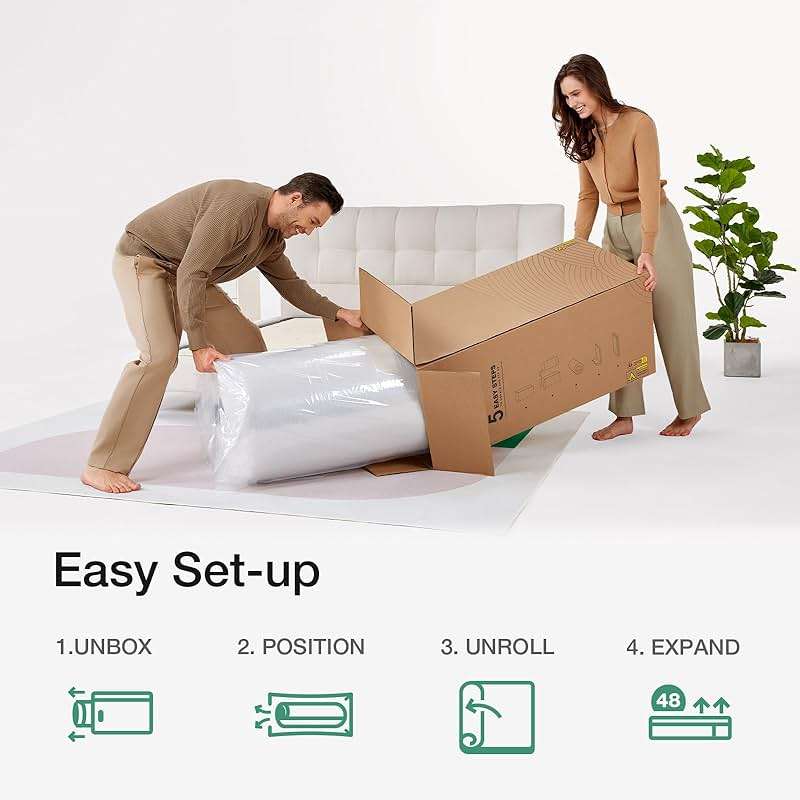 Novilla 6 Inch Twin Mattress,Bonnell Spring Hybrid Mattresses for Spine Support & Cooling Comfort - Twin Bed Mattress,Adaptive Foam Layer with Medium Firm- CertiPUR-US Certified for Youth/Guest Rooms - Image 7
