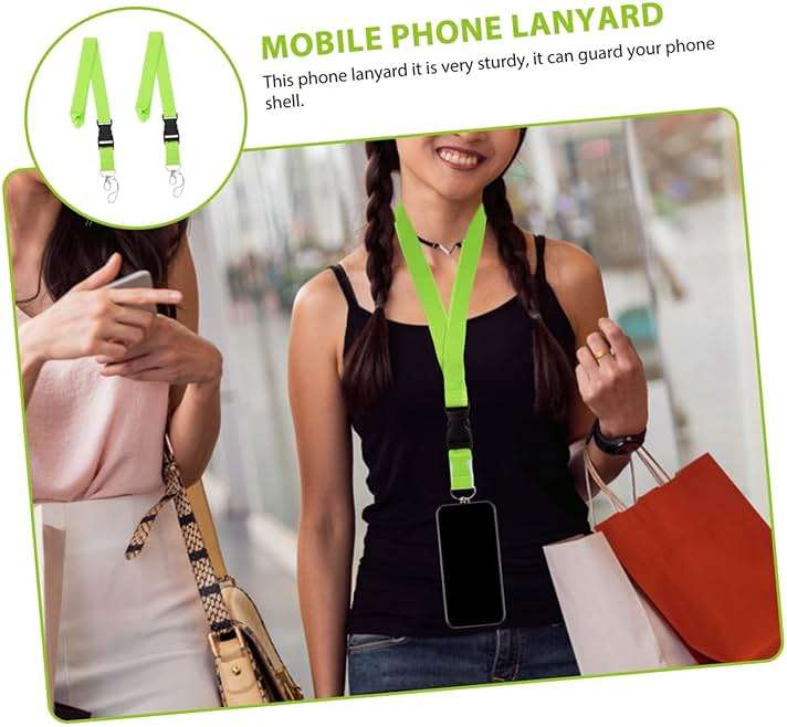 OHPHCALL Mobile Phone Straps Polyester Phone Strap Lanyard Neck Decorative Phone Strap Key Smartphone Cell Phone - Image 8
