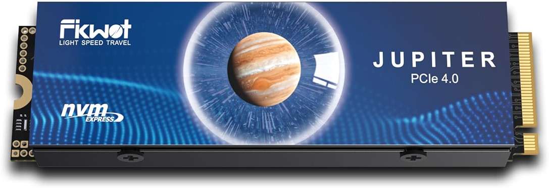 Fikwot FX910 2TB M.2 NVMe SSD for PS5&PC, PCIe Gen4 2280 Gaming SSD with Heatsink, Up to 7300MB/s, Internal Solid State Drive - Image 1