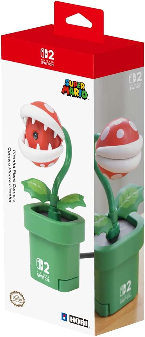 Hori Piranha Plant Camera for Nintendo Switch 2- Officially Licensed by Nintendo - Image 1
