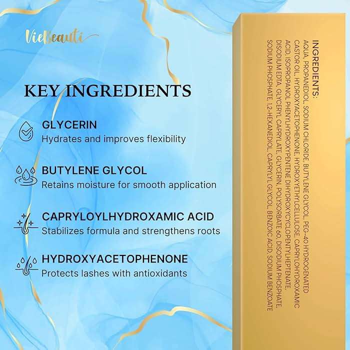 VieBeauti Lash Serum for Eyelash Growth: 5mL Eyelash Growth Serum with Advanced Formula to Boost Longer Fuller and Thicker Looking Lashes - Vegan & Cruelty-Free for Sensitive Eyes 5-Month Supply - Image 6