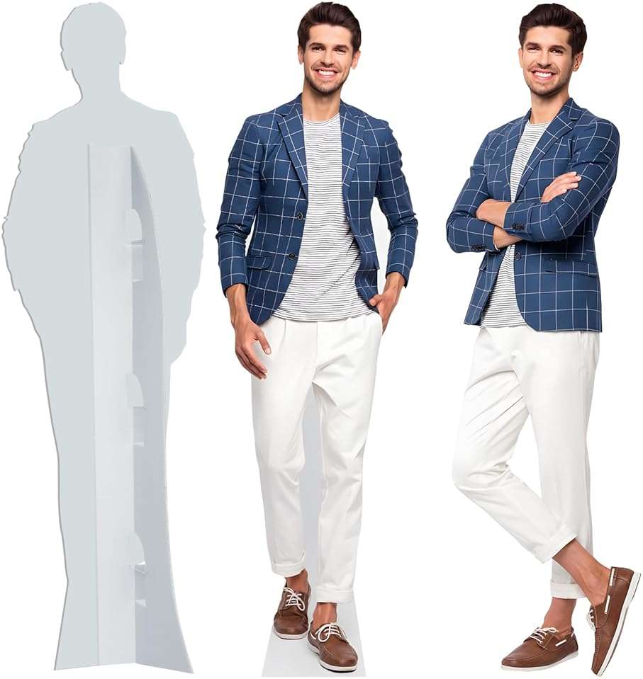 111PRINT Custom Life Size Cardboard Cutout, Personalized Photo Standup, High Resolution Print, Decor for Weddings, Birthdays, Graduations & Events, 1-8 FT to Choose, Upload Your Photo - Image 1