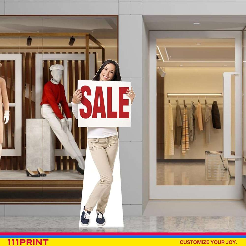 111PRINT Custom Life Size Cardboard Cutout, Personalized Photo Standup, High Resolution Print, Decor for Weddings, Birthdays, Graduations & Events, 1-8 FT to Choose, Upload Your Photo - Image 6