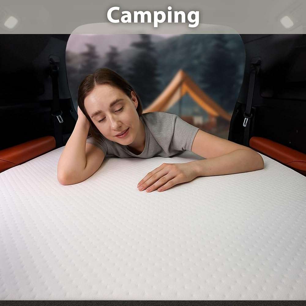 Tri Fold Memory Foam Foldable Mattress Single, 3 inch Folding Mattress for Guest Sleep. Portable Trifold Mat with Removable Washable Cover, Floor Sleeping Mat for Adult and Kid - Image 7