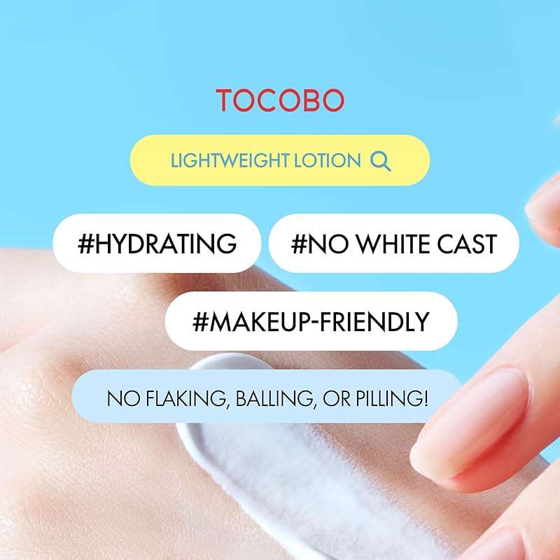 TOCOBO Bio Watery Sunscreen SPF 50 Broad Spectrum Korean Facial Sun Cream, Hyaluronic Acid, Lightweight Daily Face Sunblock,Vegan, Korean Skincare 1.35 fl oz - Image 5