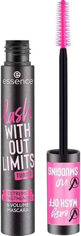 essence | Lash Without Limits Tubing Extreme Lengthening & Volume Mascara | Waterproof & Tubing| Vegan, Cruelty Free & Paraben Free - Image 2