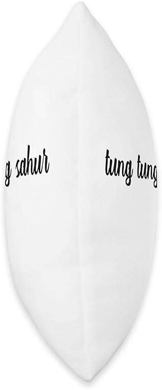Tung Tung Tung Sahur Meme Viral Joke Drumming Wood Log Chant Throw Pillow - Image 2