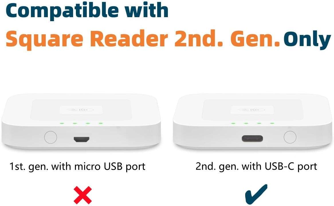 Magnetic Case Compatible with Square Reader 2nd Generation, Case for Square Contactless Chip Card Reader 2nd (Compatible with MagSaf Cover - Image 2