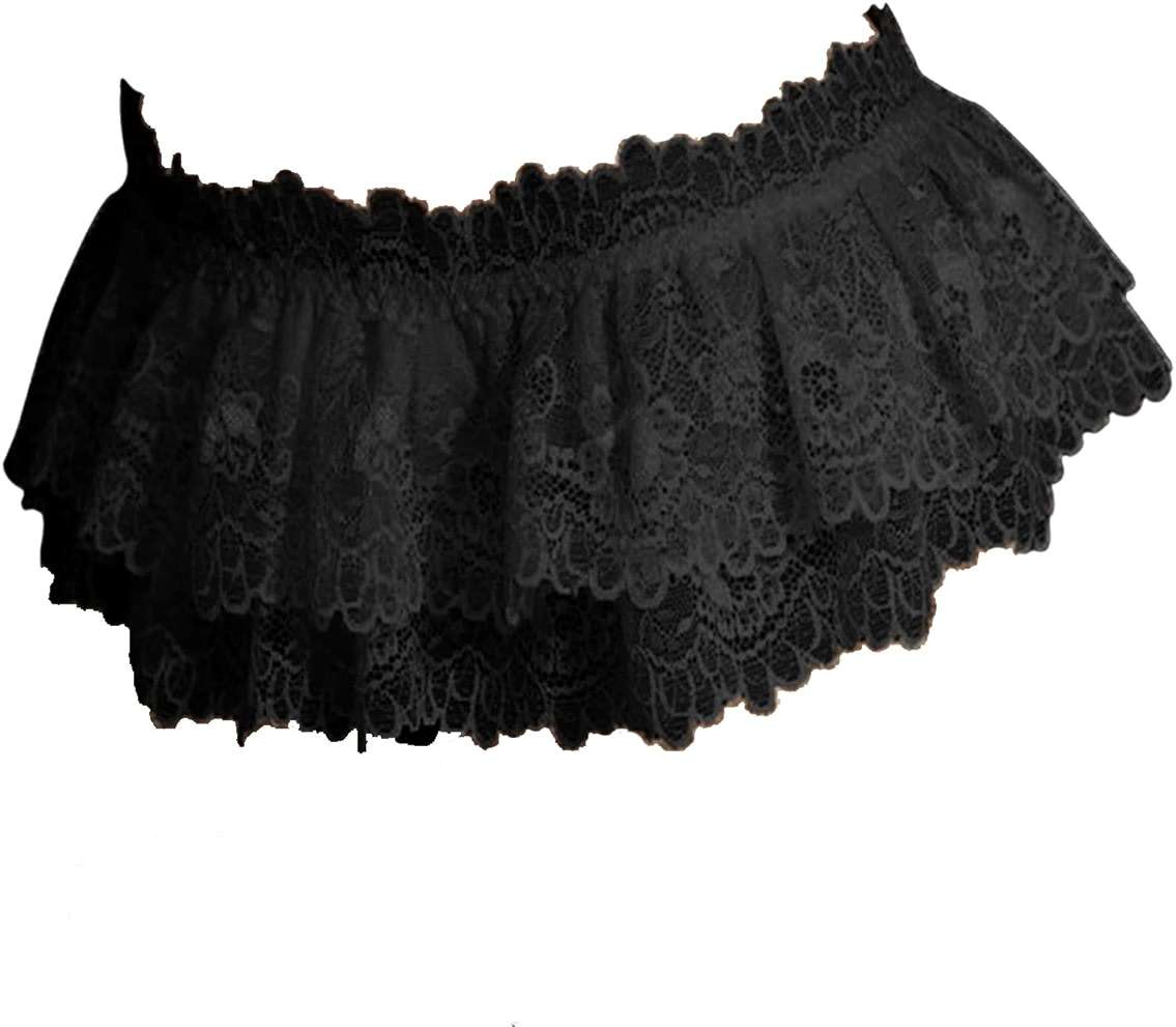 VELLRYU Sissy Lace Panties for Men & Femboy - Extended Size Lingerie Thong with Mini Skirt Design,Crossdresser Underwear - Image 1