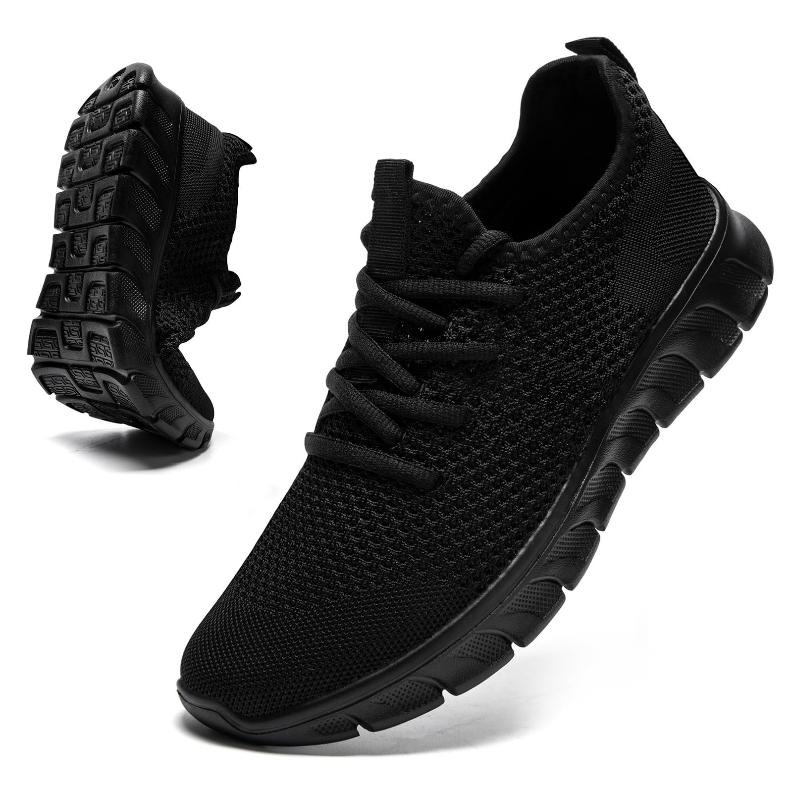 VLHGCG Men's Lightweight Running Shoes Slip On Walking Tennis Gym Shoes Fashion Sneakers - Product Image
