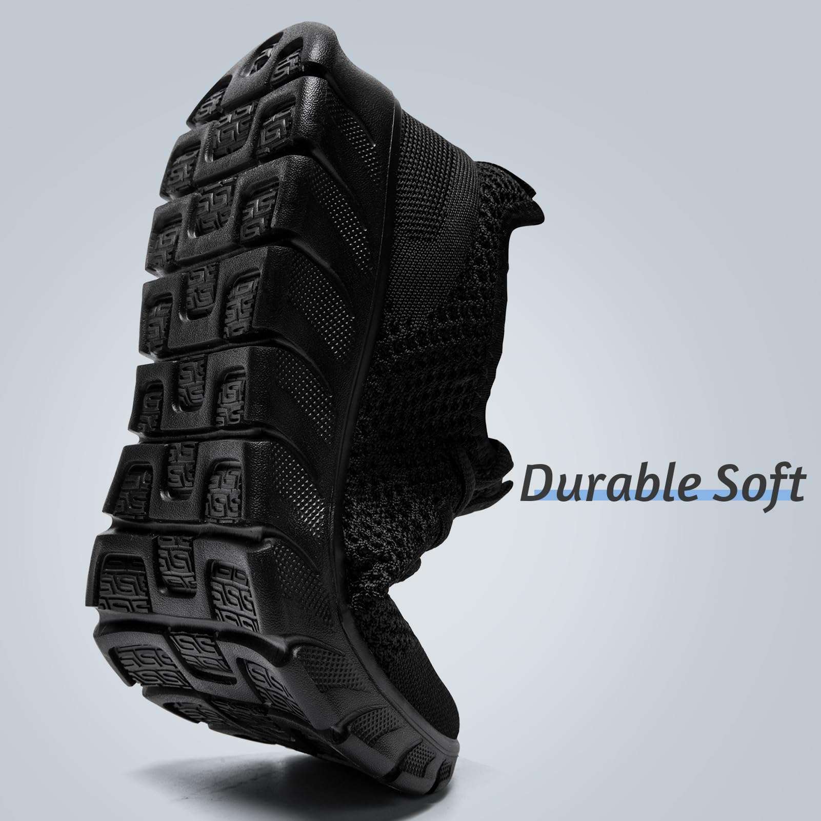VLHGCG Men's Lightweight Running Shoes Slip On Walking Tennis Gym Shoes Fashion Sneakers - Image 5
