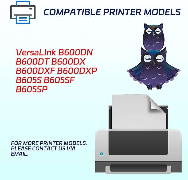 BIVOL 106R03944 Toner Cartridge Compatible for Xerox VersaLInk B600DN B600DT B600DX B600DXF B600DXP B605S B605SF B605SP Printers, with Chip, High Yield 56700 Pages, Vivid Colors (1 Pack Black) - Image 2