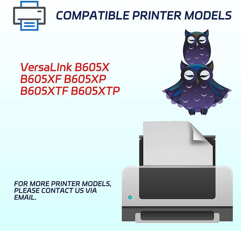 BIVOL 106R03944 Toner Cartridge Compatible for Xerox VersaLInk B605X B605XF B605XP B605XTF B605XTP Printers, with Chip, High Yield 56700 Pages, Vivid Colors (3 Pack Black) - Image 2