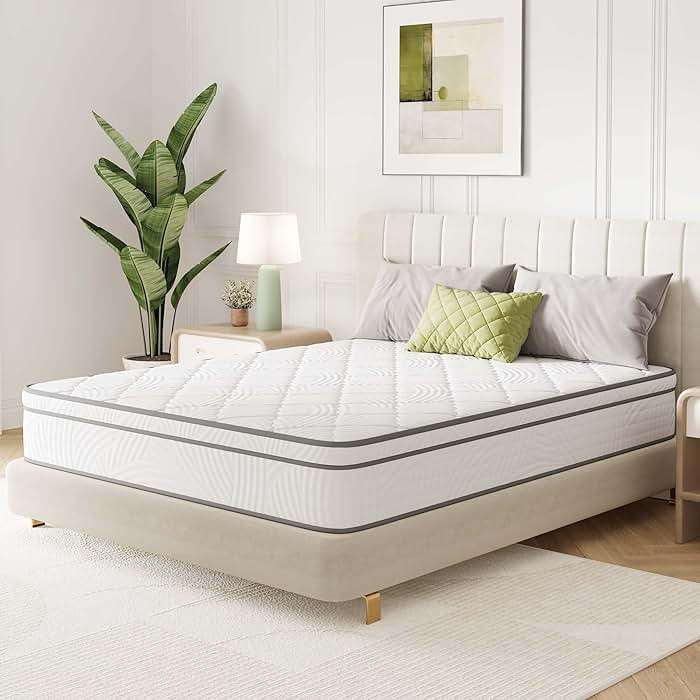 Novilla King Size Mattress 14 Inch, Hybrid Mattress King Size with Comfy Support, Bed Mattresses 14 Inch with Individual Pocket Springs for Motion Isolation & Pressure Relief, Certipur-Us Certified - Image 7