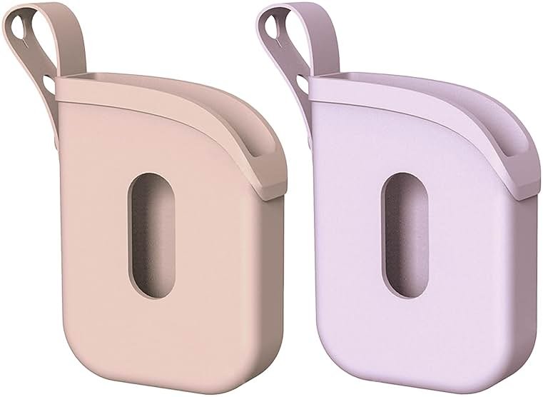 Dexprosy 2Pcs Silicone Case for Hand Sanitizer Spray for Touchland | Power Mist and Glow Mist 1FL OZ, Protective Travel Accessory with Adjustable Straps - Product Image