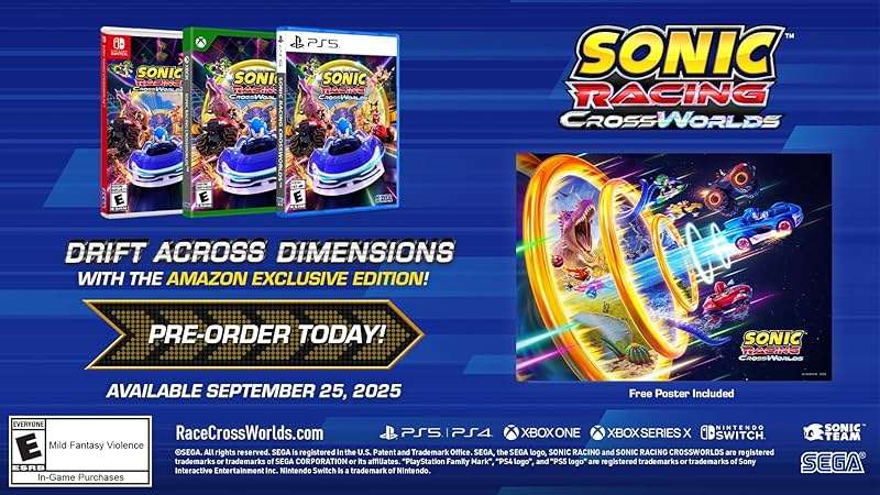 Sonic Racing: CrossWorlds Amazon Exclusive Edition - Xbox Series X - Image 2
