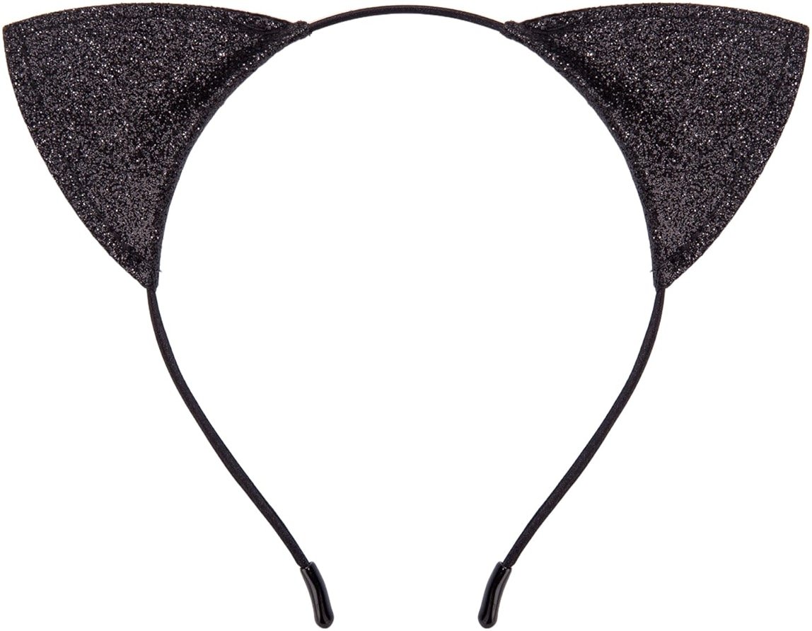 JIALWEN Cat Ears Headband Cat Costume Hair Hoop Halloween Cosplay Party Dress Up Accessories - Product Image